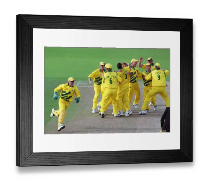 Framed Print : Australia Celebrate Victory