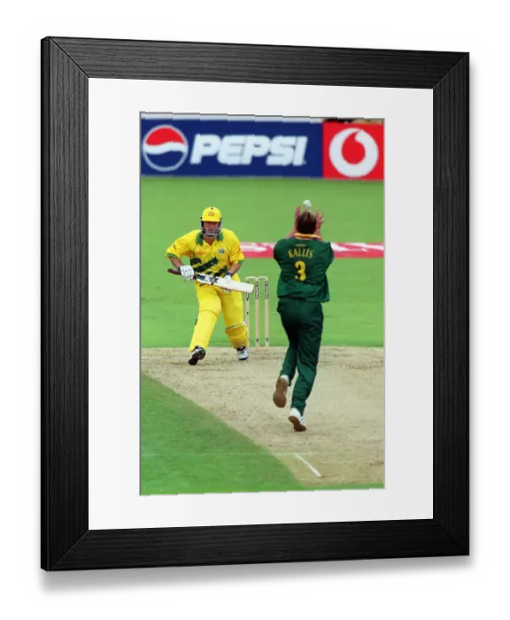 Framed Print : Steve Waugh & Jacques Kallis