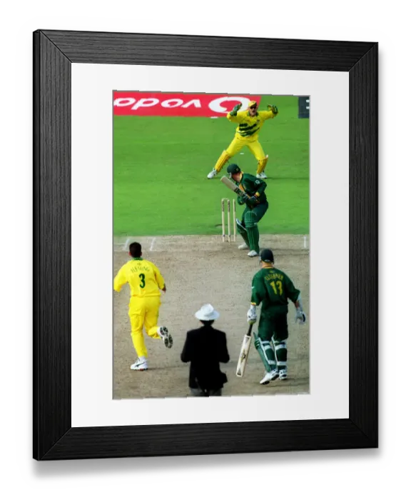 Framed Print : Pollock Bowled By Fleming Framed Print : Pollock Bowled By Fleming