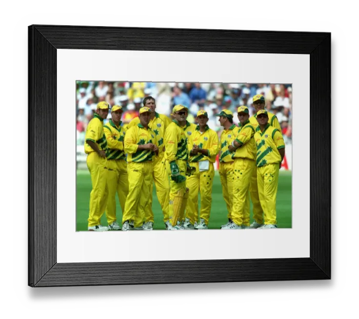 Framed Print : Australian Team Watch Monitor