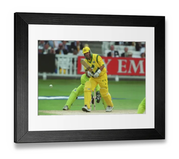 Framed Print : Mark Waugh On His Way To 37 Framed Print : Mark Waugh On His Way To 37