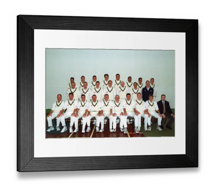 Framed Print : Derbyshire Team Group Framed Print : Derbyshire Team Group