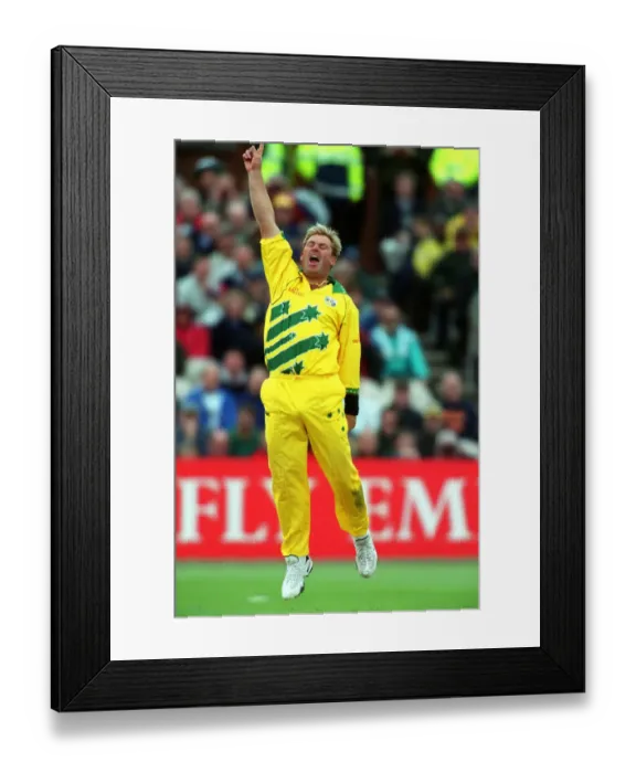 Framed Print : Shane Warne Appeals Framed Print : Shane Warne Appeals