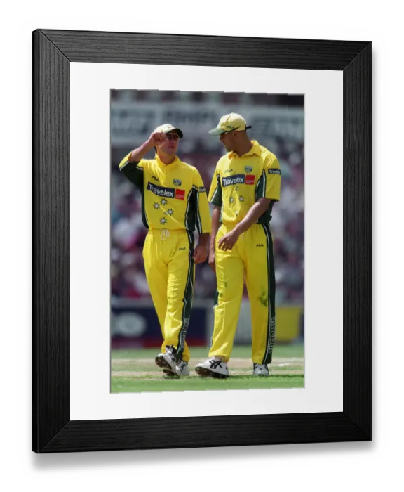 Framed Print : Ricky Ponting & Andrew Symonds Framed Print : Ricky Ponting & Andrew Symonds