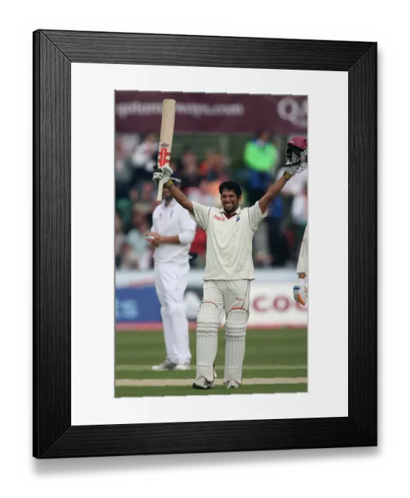 Framed Print : Ramnaresh Sarwan Celebrates His 100 Framed Print : Ramnaresh Sarwan Celebrates His 100