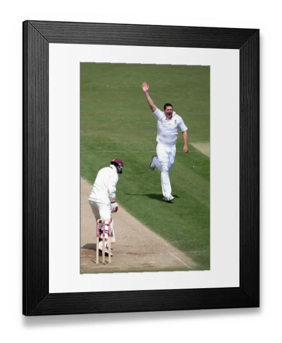 Framed Print : Tim Bresnan Celebrates Taking Ramdin Wicket Framed Print : Tim Bresnan Celebrates Taking Ramdin Wicket