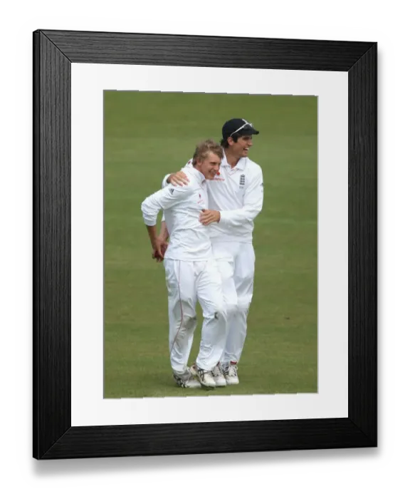 Framed Print : Alistair Cook & Scott Borthwick Framed Print : Alistair Cook & Scott Borthwick