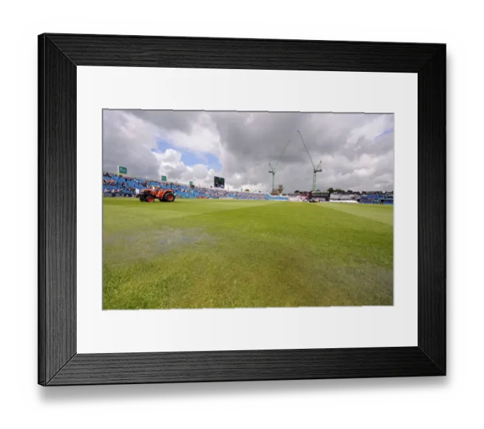 Framed Print : New Drainage System Has Its Problem At Headingly Framed Print : New Drainage System Has Its Problem At Headingly
