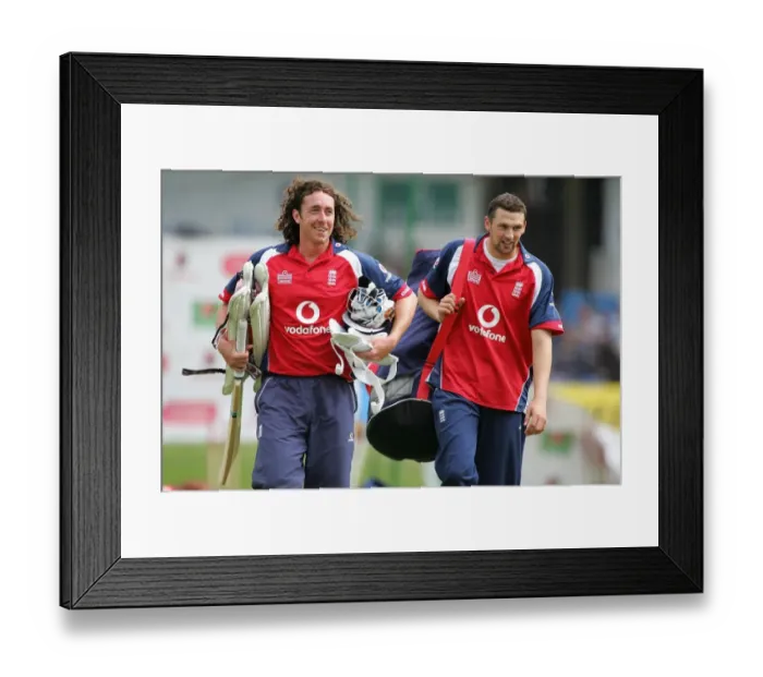 Framed Print : Ryan Sidebottom & Steve Harmison Framed Print : Ryan Sidebottom & Steve Harmison