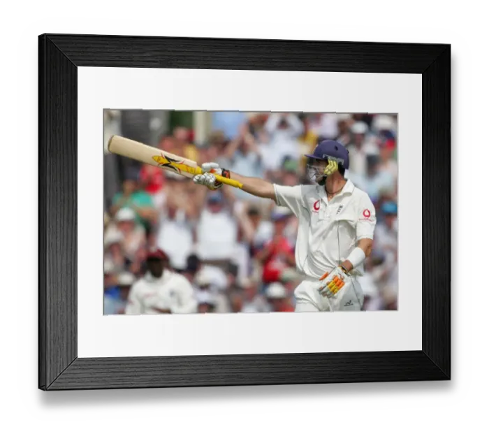 Framed Print : Kevin Pietersen Celebrates 50 Framed Print : Kevin Pietersen Celebrates 50