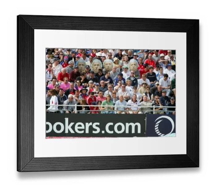 Framed Print : Richie Benaud Masks