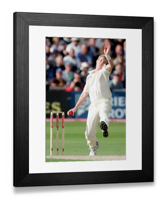 Framed Print : Brett Lee Australia 4th Test Trent Bridge, Nottinhgam 25 August 2005 Date: 25 August 2005 Framed Print : Brett Lee Australia 4th Test Trent Bridge, Nottinhgam 25 August 2005 Date: 25 August 2005