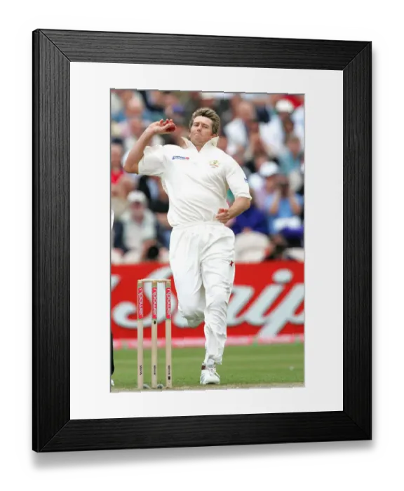 Framed Print : Glenn Mcgrath Framed Print : Glenn Mcgrath
