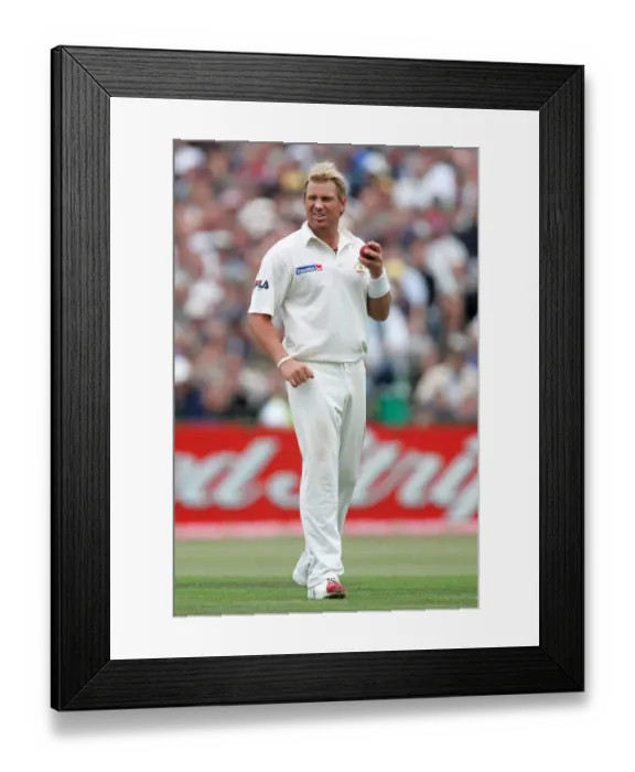 Framed Print : Shane Warne Framed Print : Shane Warne