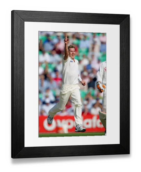 Framed Print : Brett Lee Australia Npower 5th Test The Ashes Brit Oval