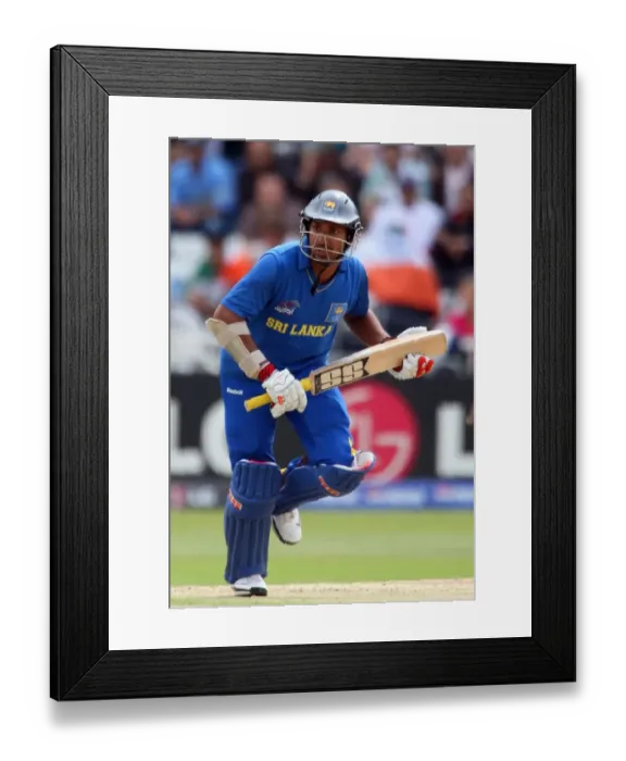 Framed Print : Kumar Sangakkara Framed Print : Kumar Sangakkara