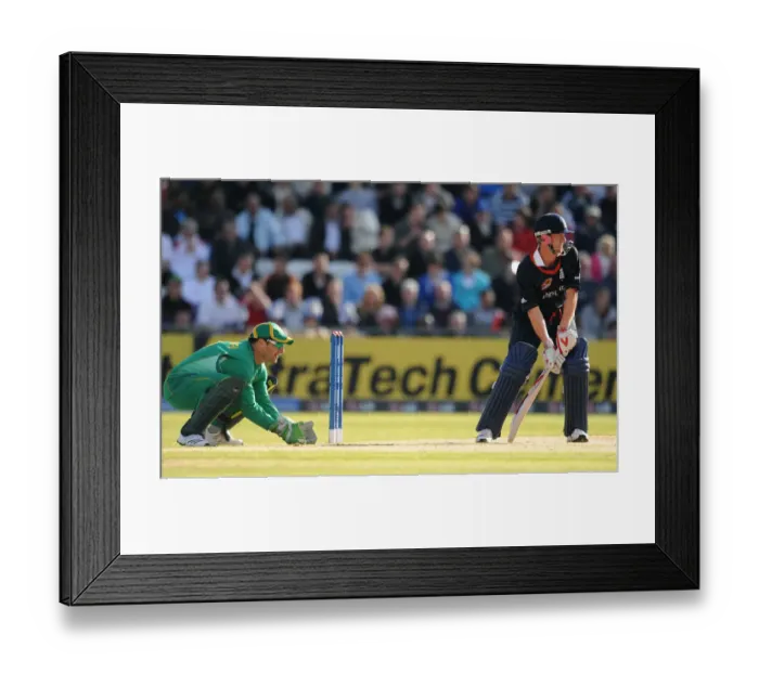 Framed Print : Mark Boucher & Paul Collingwood Framed Print : Mark Boucher & Paul Collingwood