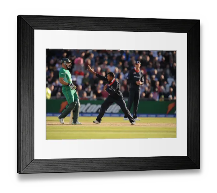 Framed Print : Herschelle Gibbs & Adil Rashid Framed Print : Herschelle Gibbs & Adil Rashid