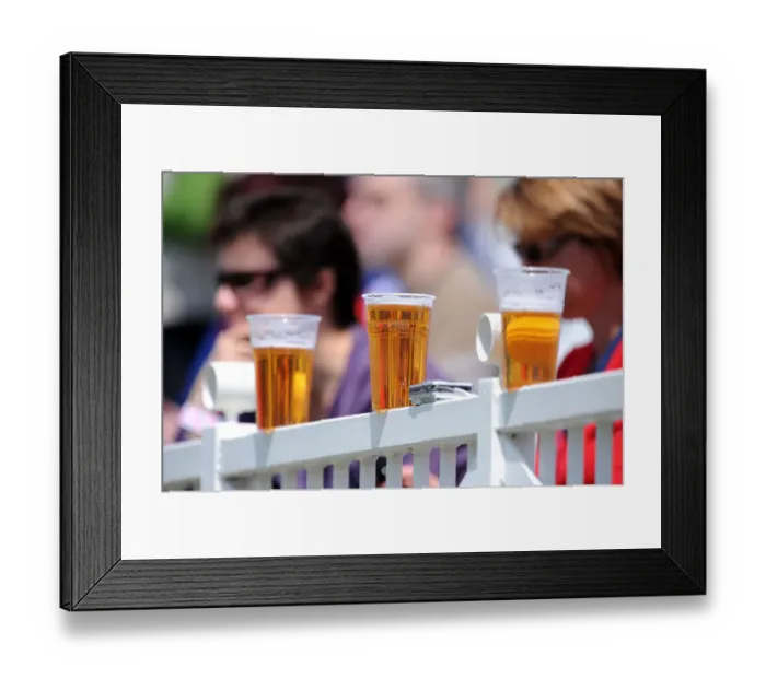 Framed Print : Beer Glasses Framed Print : Beer Glasses