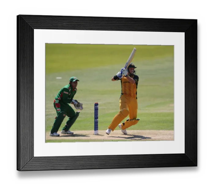 Framed Print : Mushfiqur Rahim & Mike Hussey Framed Print : Mushfiqur Rahim & Mike Hussey