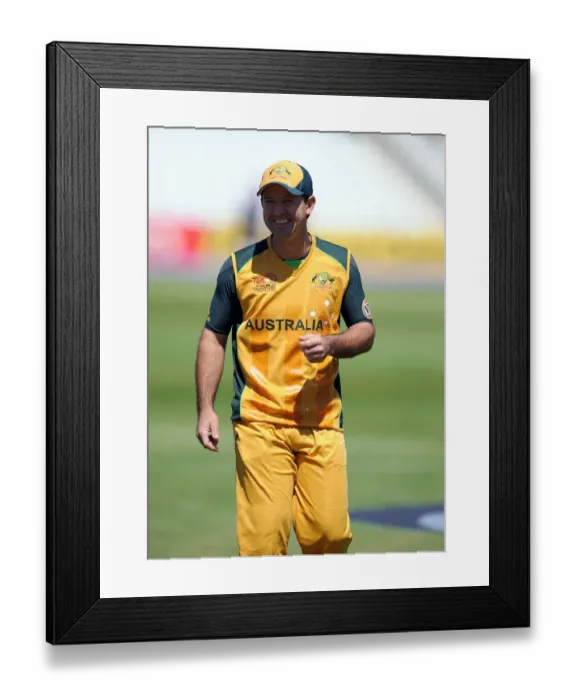 Framed Print : Ricky Ponting Framed Print : Ricky Ponting