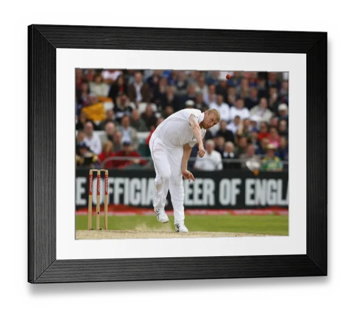 Framed Print : Andrew Flintoff Framed Print : Andrew Flintoff