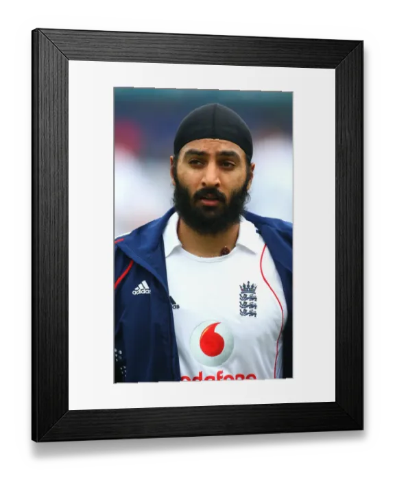 Framed Print : Monty Panesar Framed Print : Monty Panesar