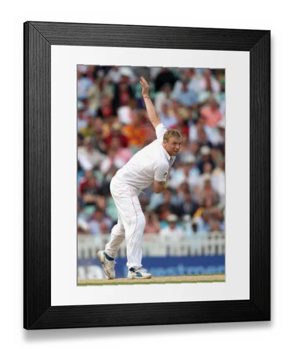 Framed Print : Andrew Flintoff Framed Print : Andrew Flintoff