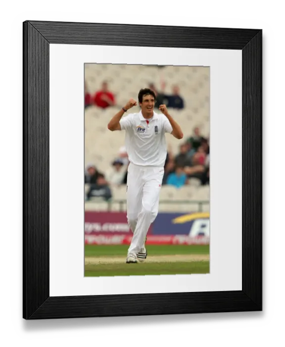 Framed Print : Steven Finn Celebrates Framed Print : Steven Finn Celebrates
