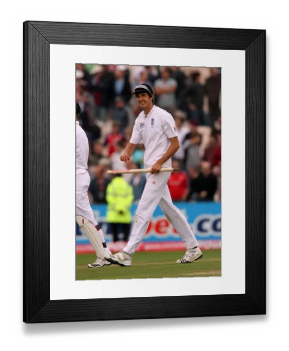 Framed Print : Steven Finn Celebrates Framed Print : Steven Finn Celebrates