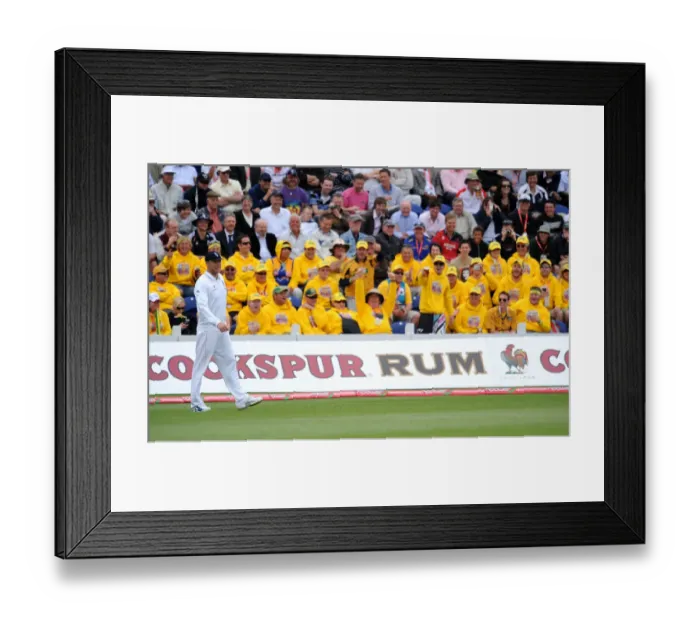 Framed Print : Andrew Flintoff & Australia Fans Framed Print : Andrew Flintoff & Australia Fans
