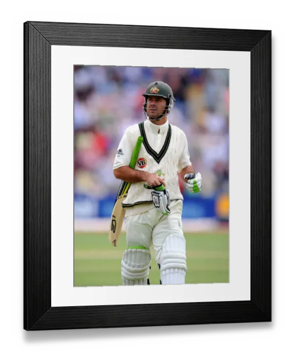 Framed Print : Ricky Ponting Framed Print : Ricky Ponting