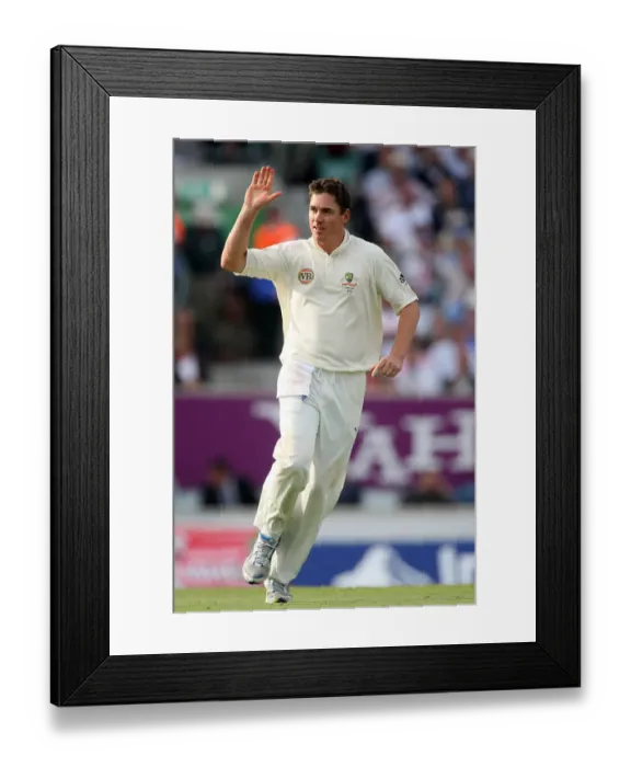 Framed Print : Marcus North Celebrate Alistair Cook Wicket Framed Print : Marcus North Celebrate Alistair Cook Wicket