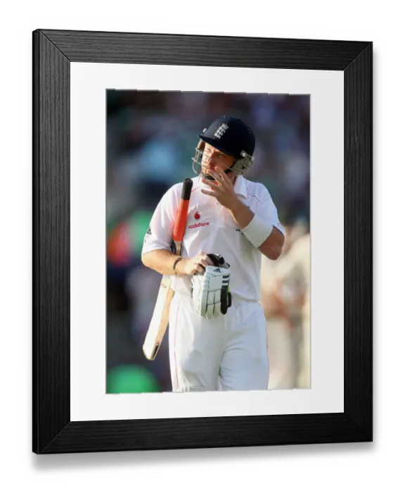 Framed Print : Ian Bell Out For 4 Runs Framed Print : Ian Bell Out For 4 Runs