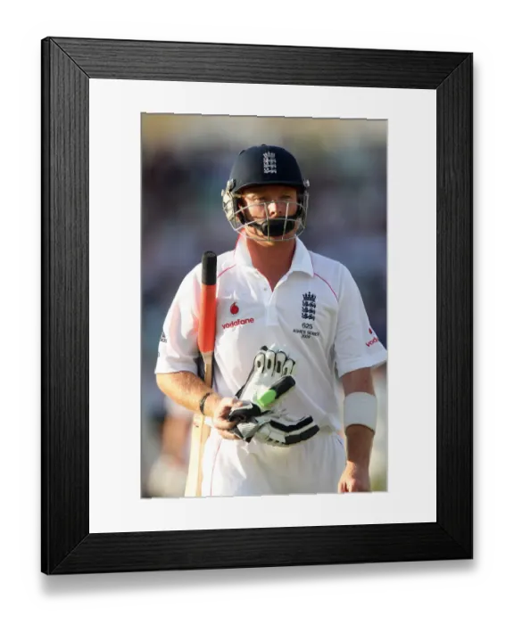 Framed Print : Ian Bell Out For 4 Runs
