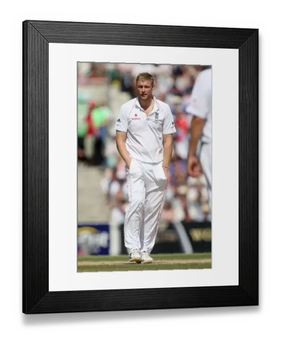 Framed Print : Frustated Andrew Flintoff Framed Print : Frustated Andrew Flintoff