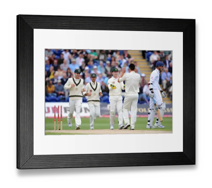 Framed Print : Michael Clarke, Ricky Ponting, Brad Haddin, Mitchell Johnson Framed Print : Michael Clarke, Ricky Ponting, Brad Haddin, Mitchell Johnson