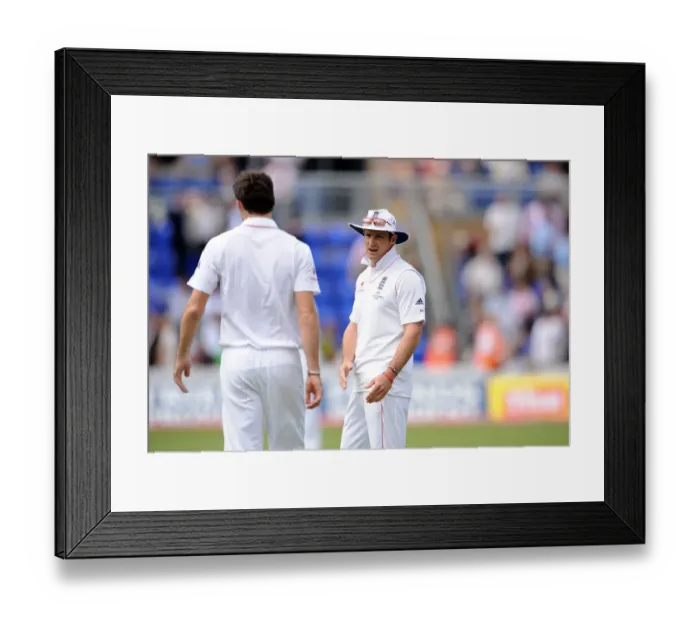 Framed Print : James Anderson & Andrew Strauss Framed Print : James Anderson & Andrew Strauss