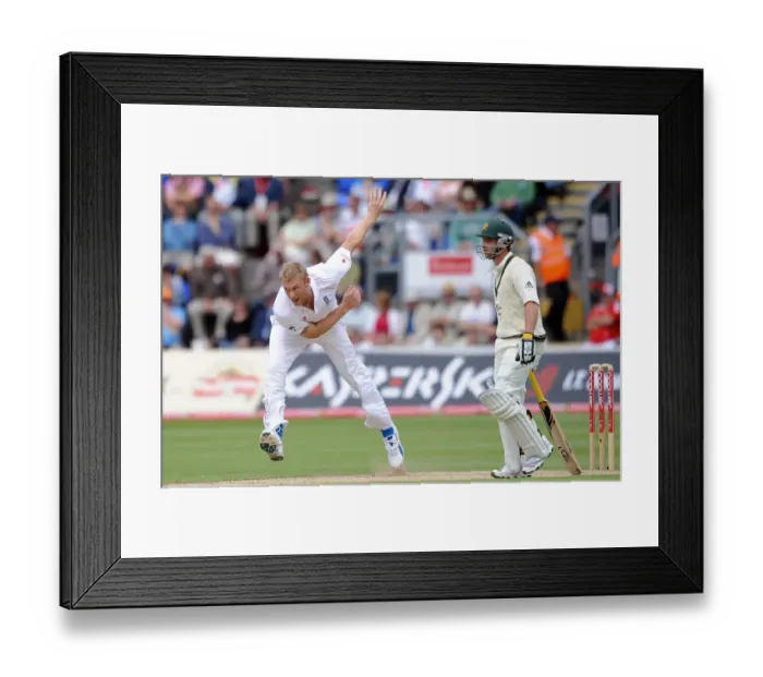 Framed Print : Andrew Flintoff Framed Print : Andrew Flintoff