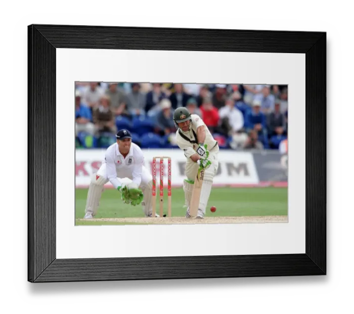 Framed Print : Matt Prior & Ricky Ponting Framed Print : Matt Prior & Ricky Ponting