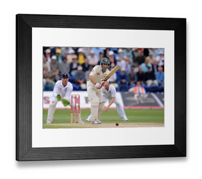 Framed Print : Matt Prior & Simon Katich Framed Print : Matt Prior & Simon Katich
