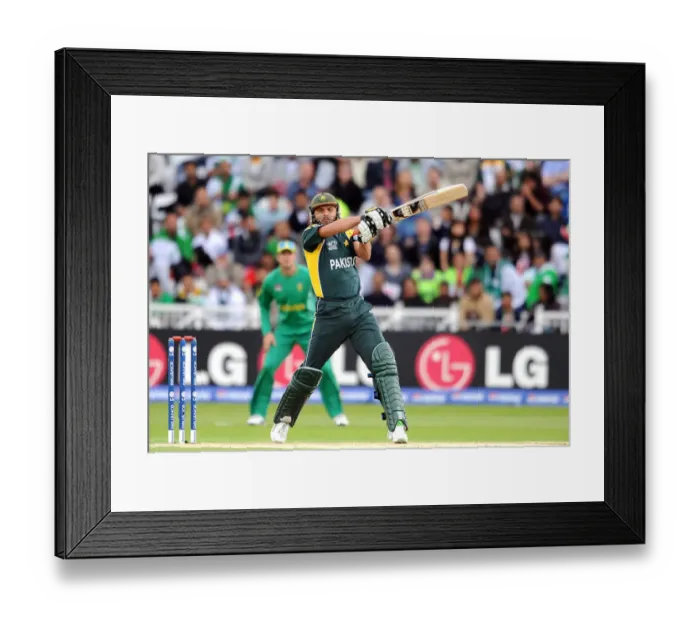 Framed Print : Shahid Afridi Framed Print : Shahid Afridi