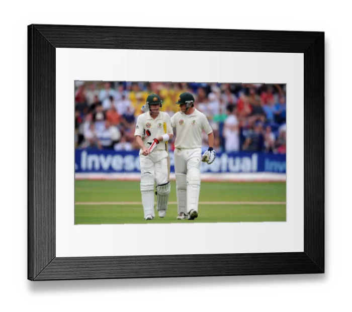 Framed Print : Brad Haddin & Marcus North Framed Print : Brad Haddin & Marcus North