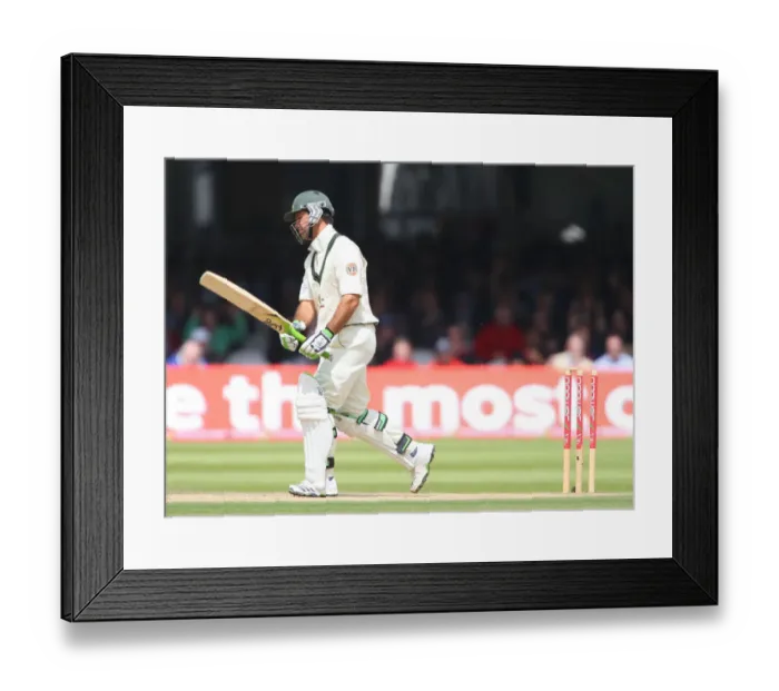 Framed Print : Ricky Ponting Is Bowled Framed Print : Ricky Ponting Is Bowled