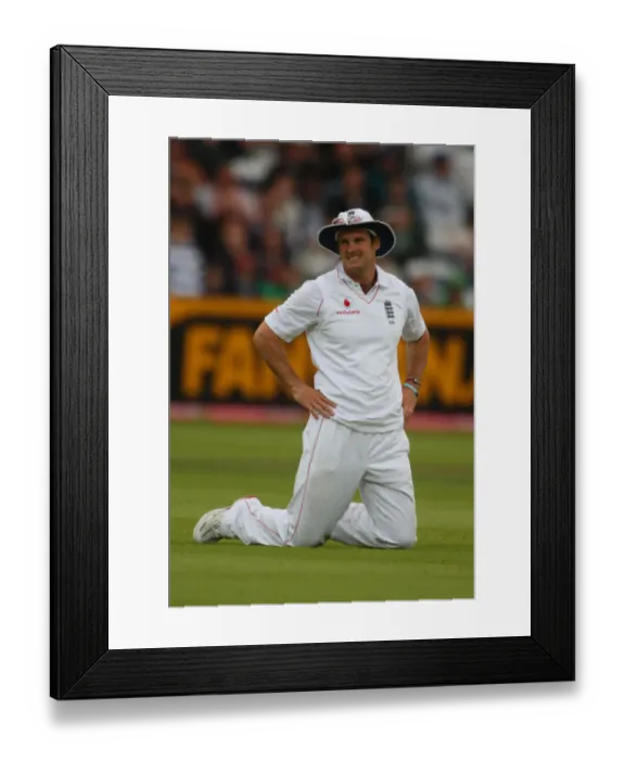 Framed Print : A Dejected Andrew Strauss Framed Print : A Dejected Andrew Strauss