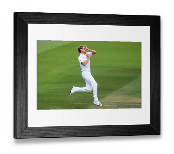 Framed Print : Stuart Broad Framed Print : Stuart Broad
