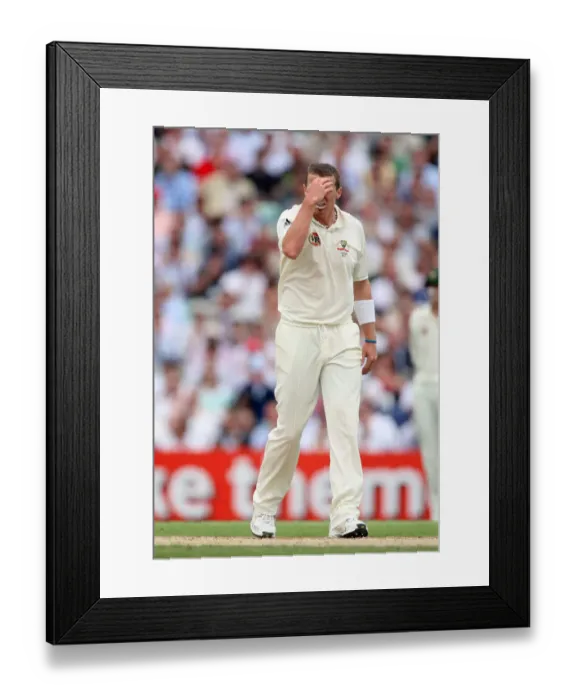 Framed Print : A Frustrated Peter Siddle Framed Print : A Frustrated Peter Siddle