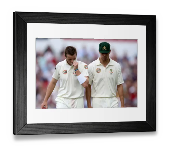 Framed Print : Peter Siddle & Mitchell Johnson Framed Print : Peter Siddle & Mitchell Johnson