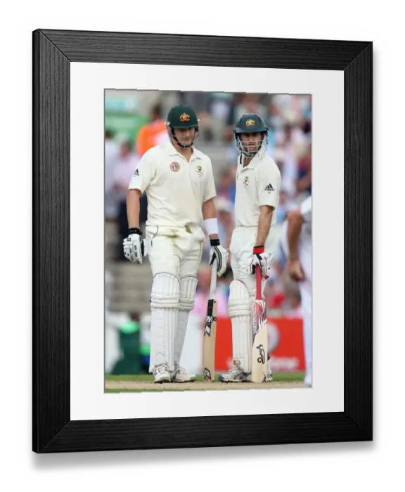 Framed Print : Shane Watson & Simon Katich Framed Print : Shane Watson & Simon Katich
