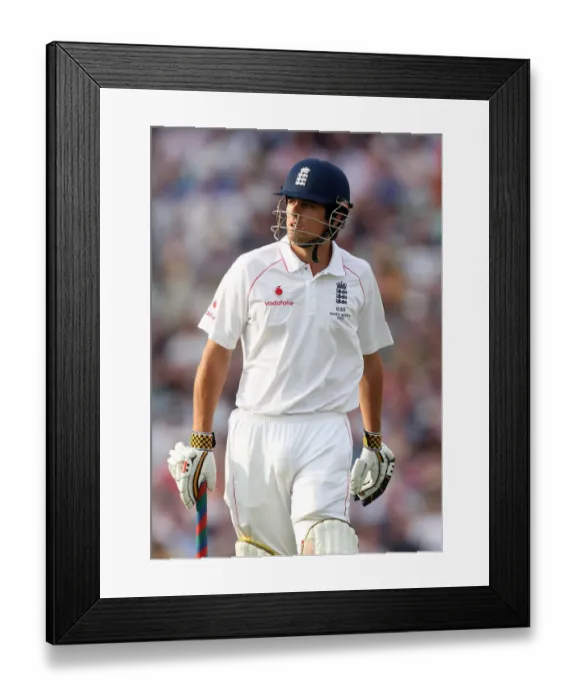Framed Print : Alistair Cook Out For 9 Framed Print : Alistair Cook Out For 9